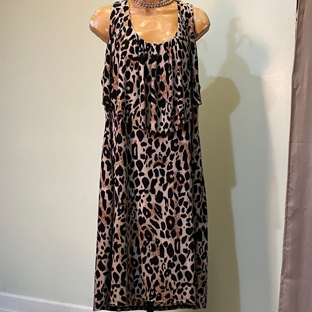 Isabella Rodriguez Animal Print Dress